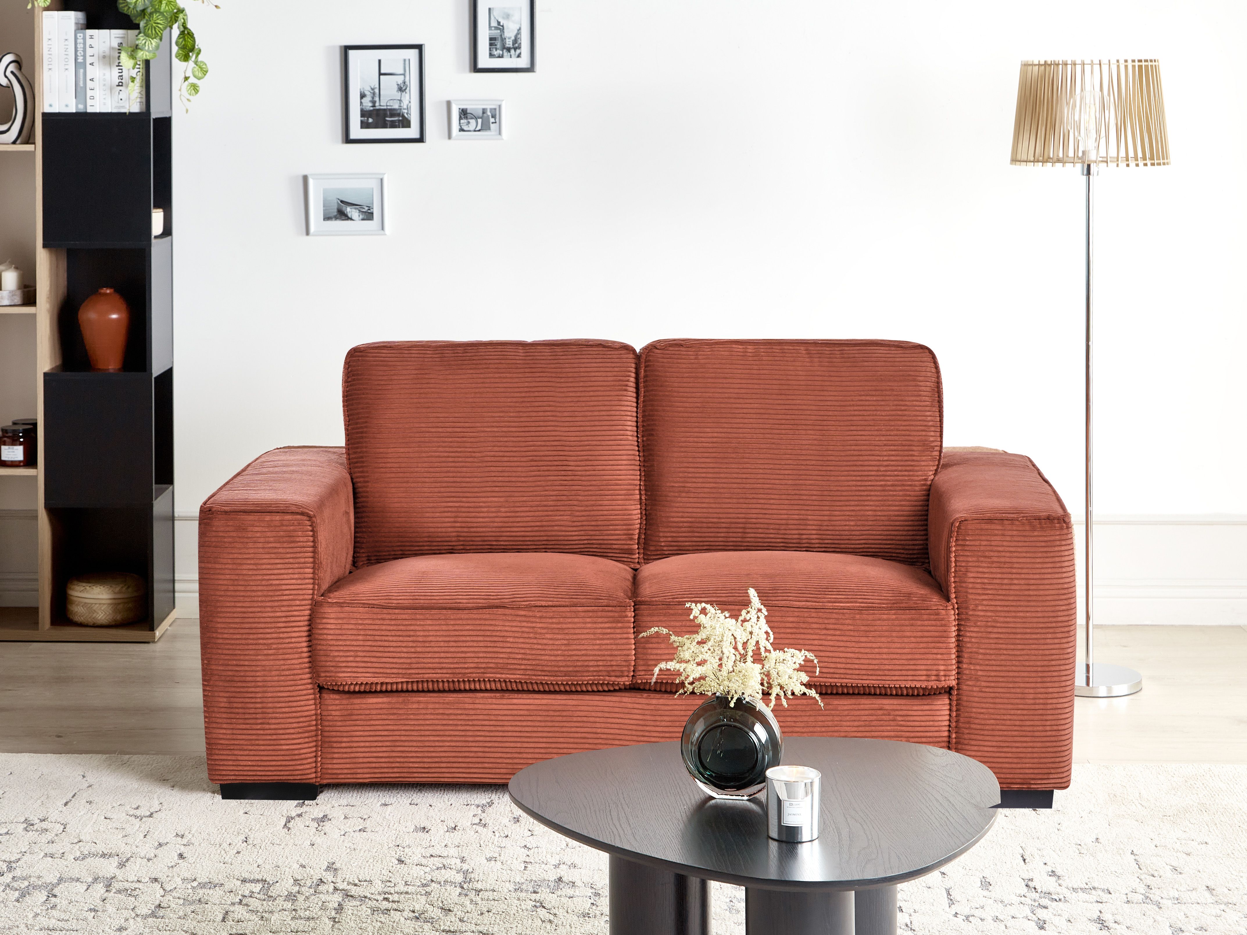 2 Seater VIKRAN Corduroy Golden Brown