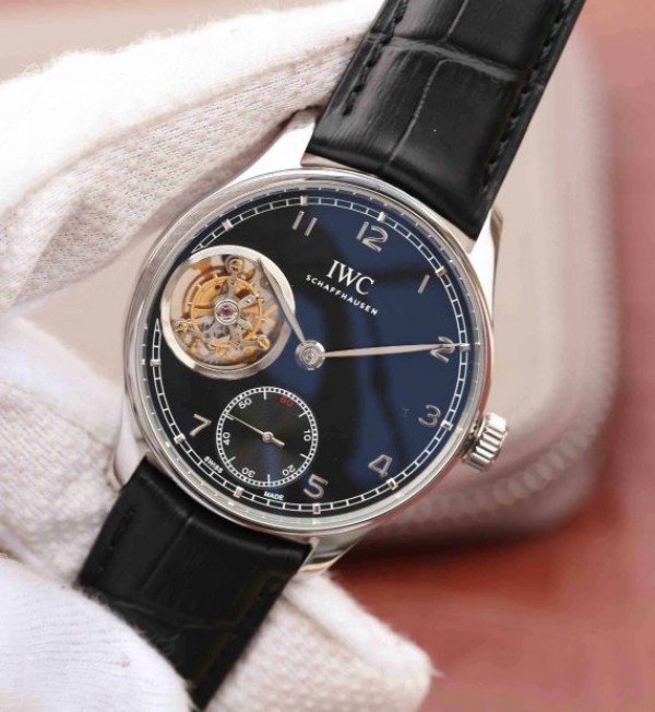 Replica IWC YLF AZ Portuguese Tourbillon Blue Dial A98900 - Elite Watch Atelier