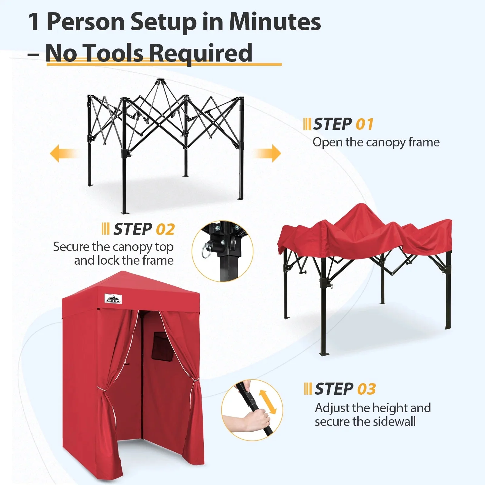EAGLE PEAK Ultra Compact 4 ft x 4 ft Pop-Up Changing Room Canopy - Flex - Image 37 EAGLE PEAK Ultra Compact 4 ft x 4 ft Pop-Up Changing Room Canopy - Flex - Image 37