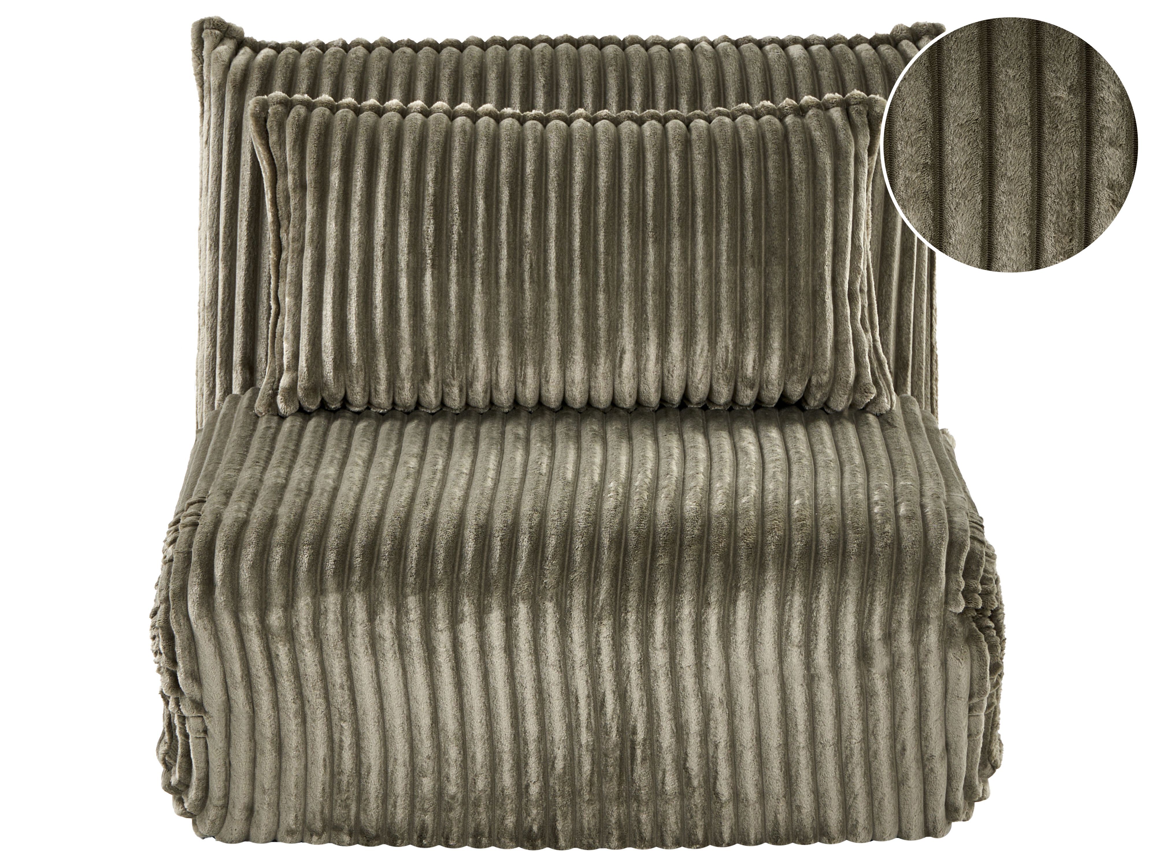 Single Sofa Bed LYSEKIL Corduroy Green
