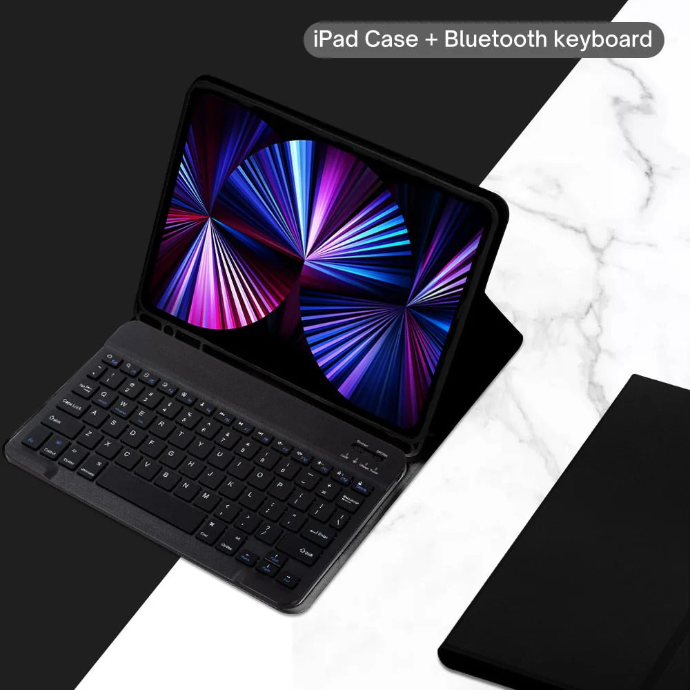 PU Leather iPad Case with Stand and Keyboard - Wholesale & Influencer