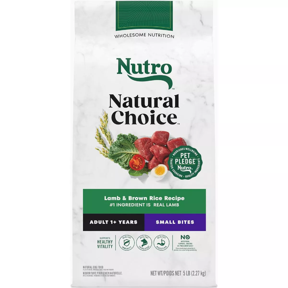 Nutro Wholesome Essentials Small Bite 5 Lb. Lamb & Rice Adult Dry Dog Food