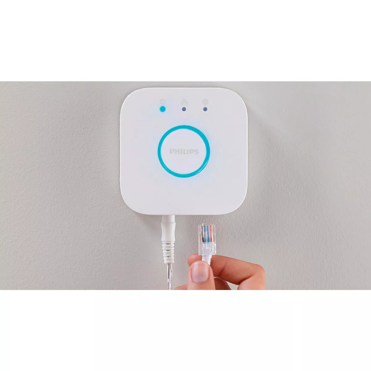Philips Hue Plug-In Smart Bridge, White