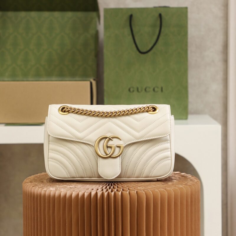 Replica Gucci GG Marmont Medium White1:1High-quality replica
