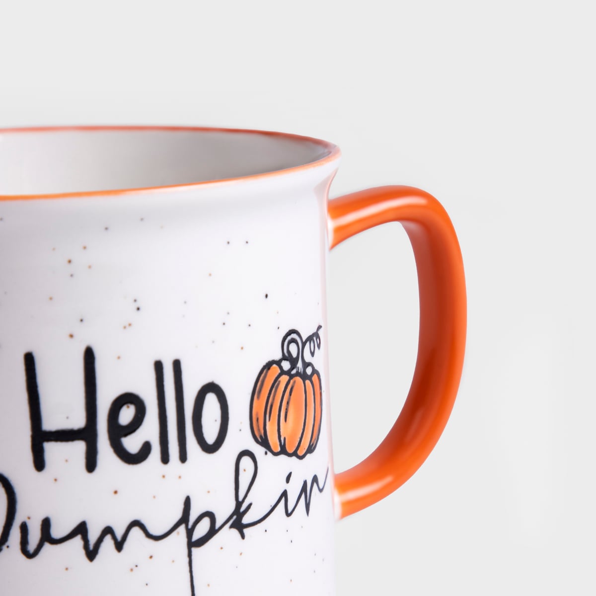 Kubek PALLI hello pumpkin z pomarańczowym uchem 0,4 l