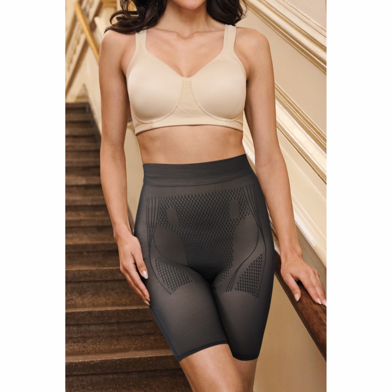 Bike Short Shaper for Women with Firm Control in Breathable Mesh - MIDNIGHT VELVET CATALOG