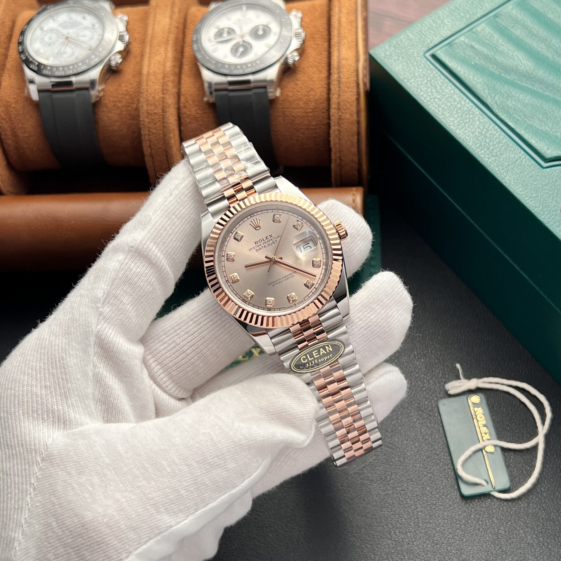 Rolex Replica Watch DateJust 126331 Dial Sunburt Clean Factory 41mm - Elite Watch Atelier