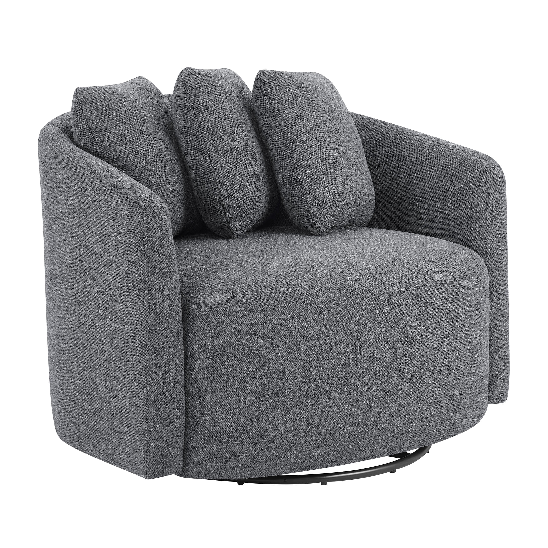 Beautiful Drew Accent Chair by Drew Barrymore, Cream Boucle - Image 18