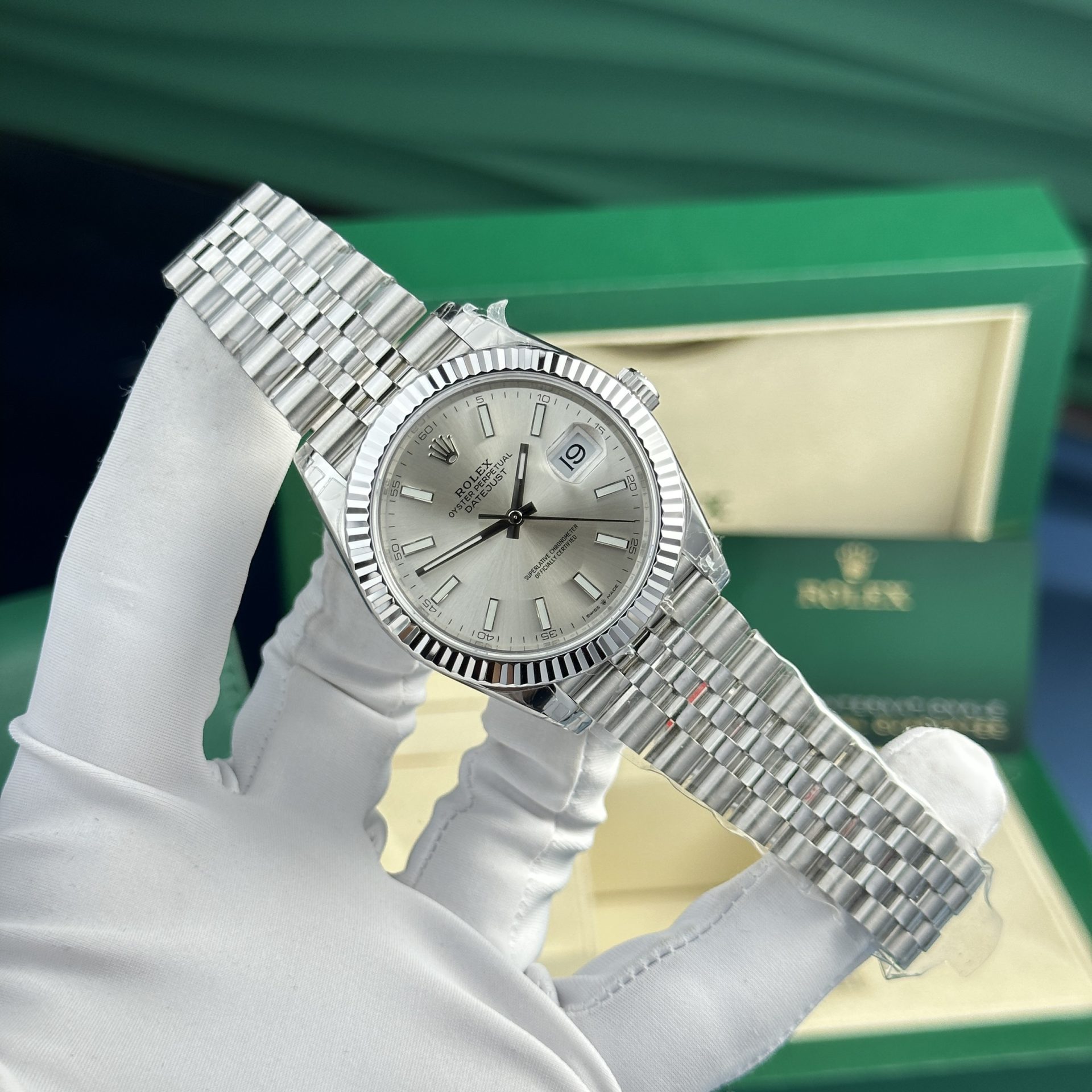 Rolex Replica Watches DateJust 126334 Silver Dial VS Factory 41mm - Top club