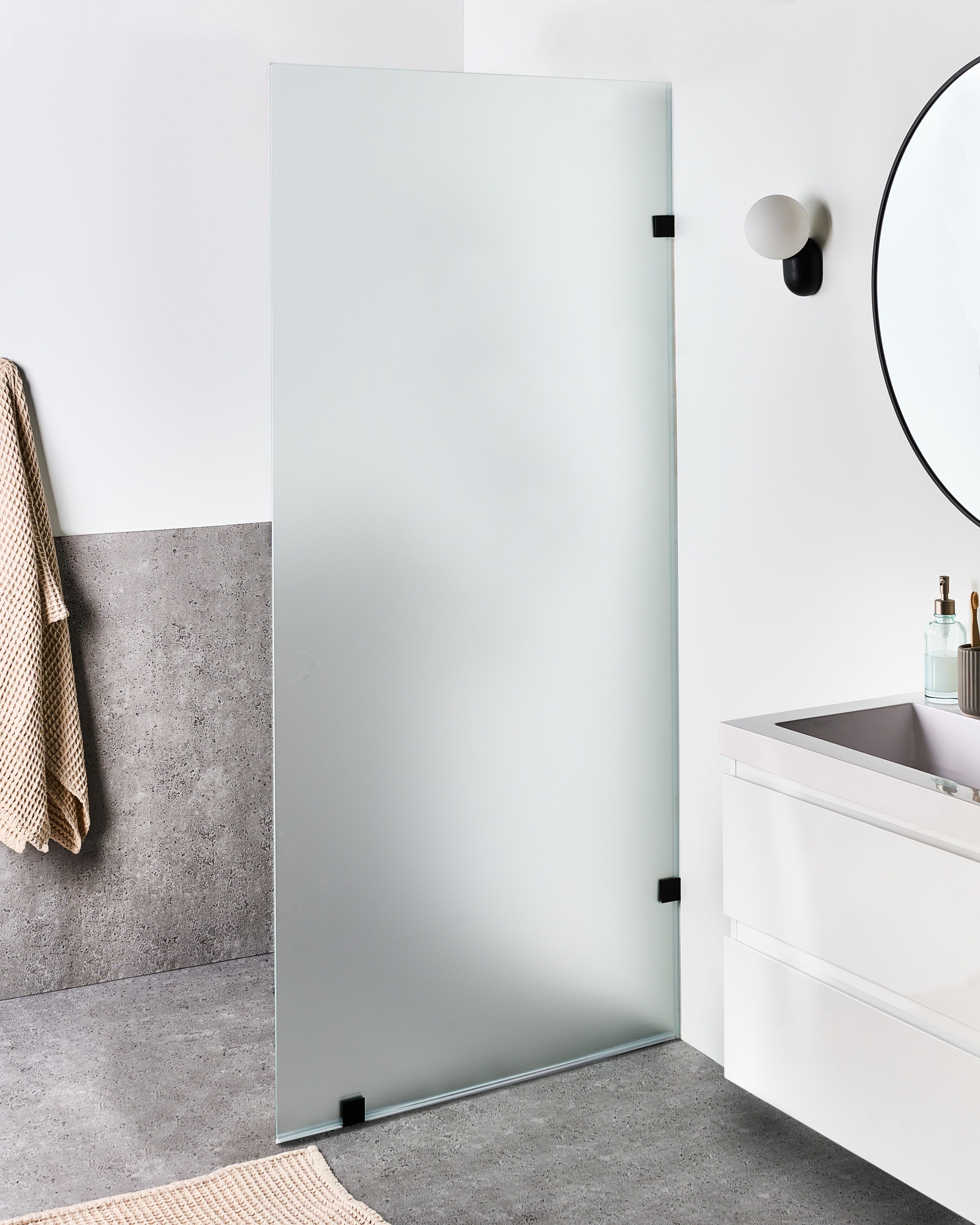 Shower Screen ICALMA 900 x 1950 mm Transparent