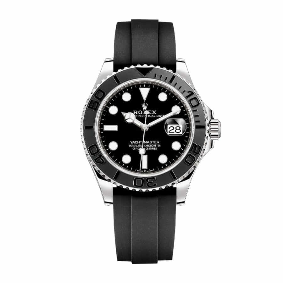 Rolex Yacht-Master 226659 White Gold Automatic Rubber Black Dial Replica - Top club