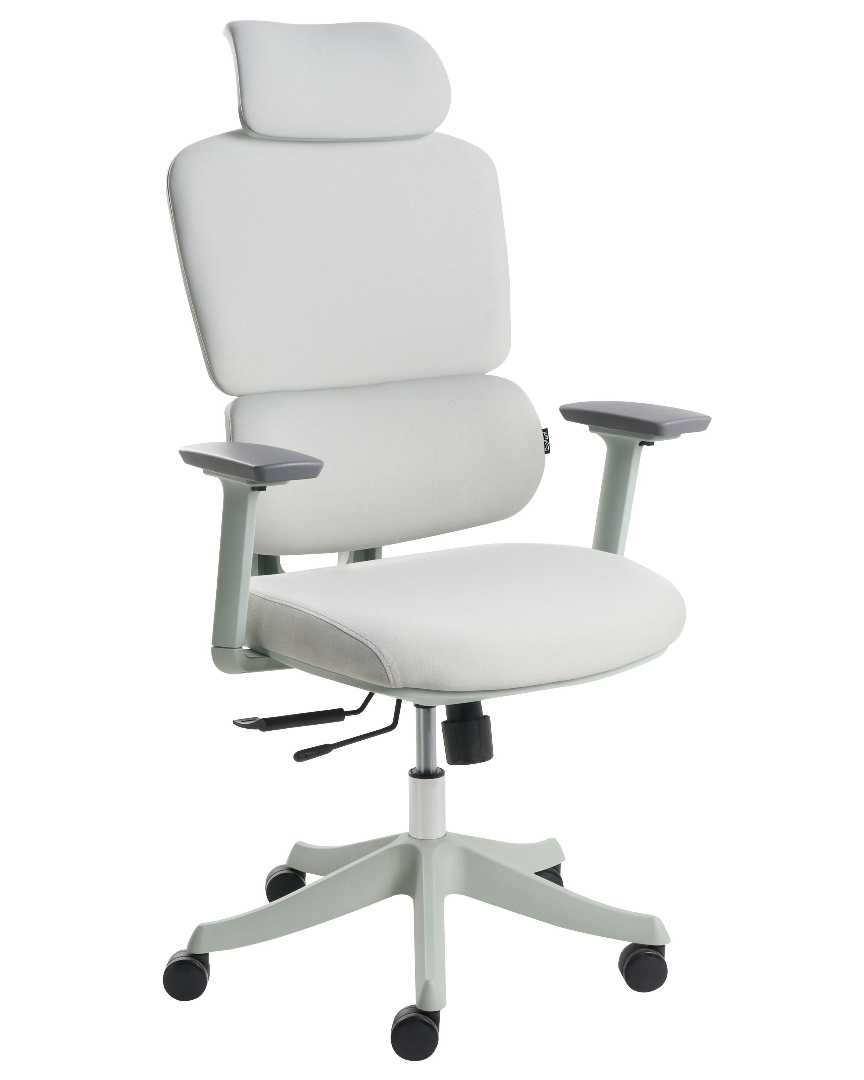 Office Chair VISCOUNT Fabric Light Grey