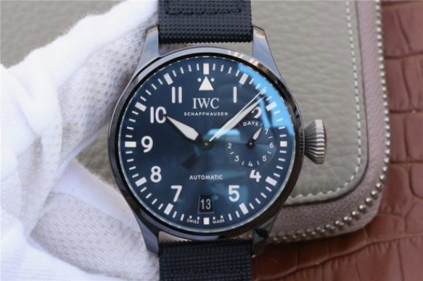 Replica IWC Big Pilot Real PR IW502003 Real Ceramic BOUTIQUE RODEO DRIVE ZF V2 Calfskin Strap A51111 - Top club