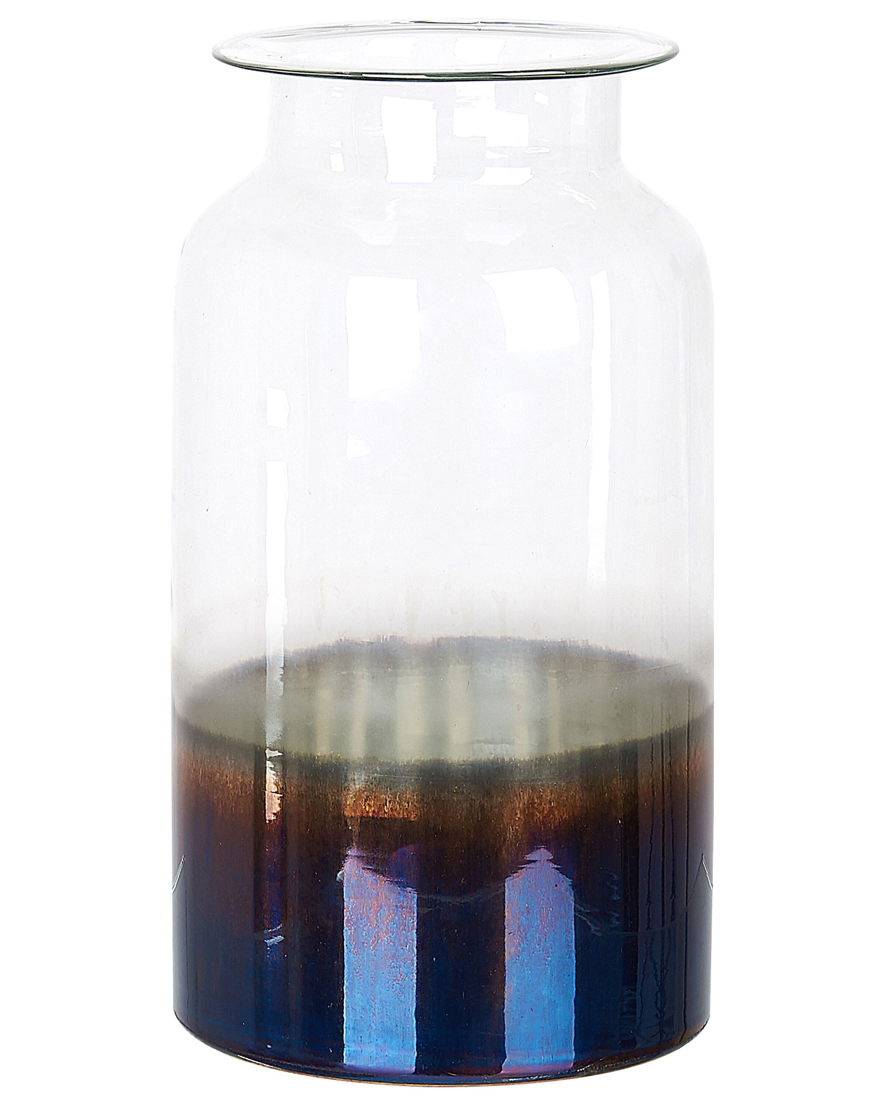 Flower Vase BHATURE Glass 27 cm Multicolour