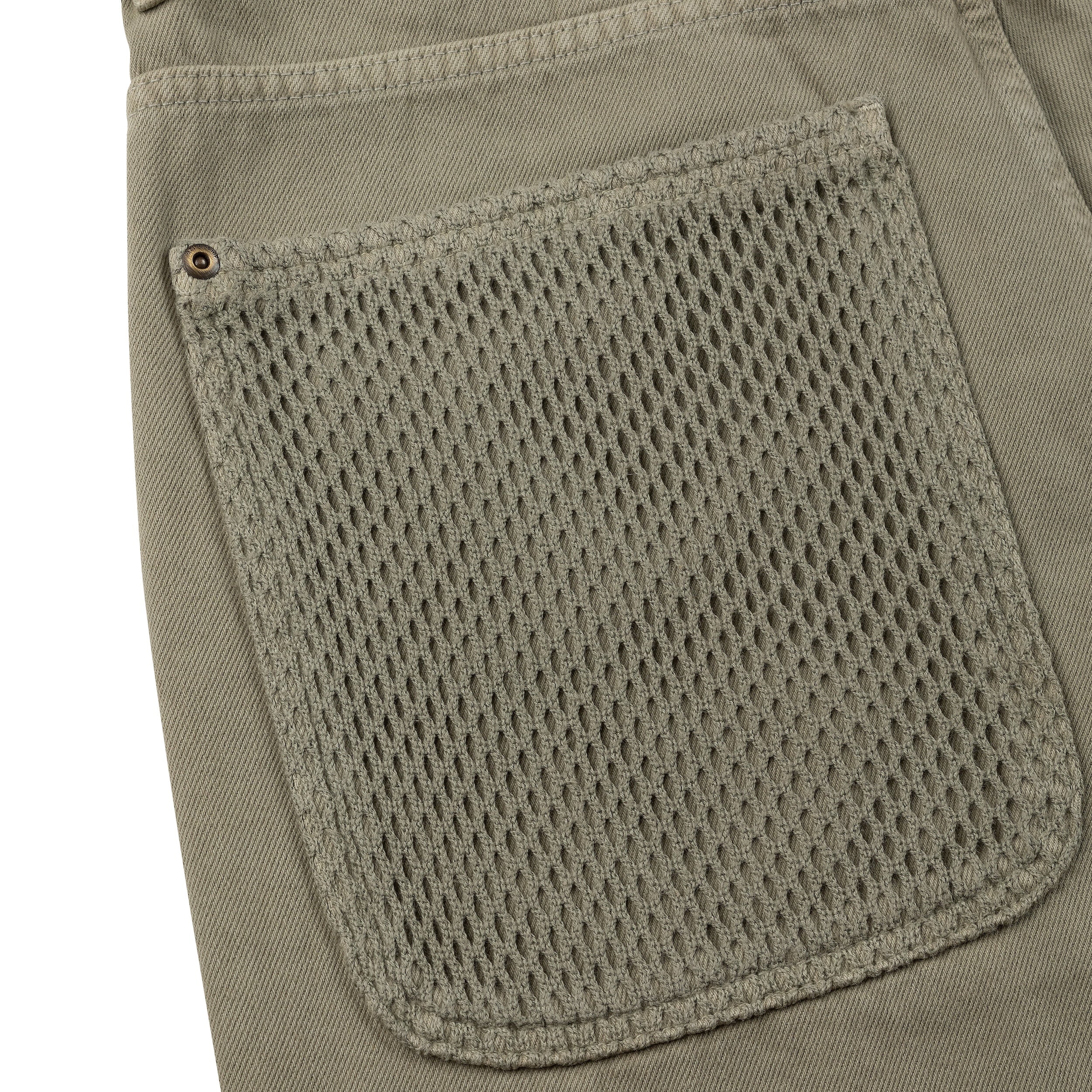 "lotus" Jorts green