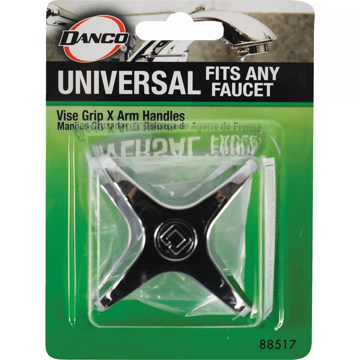 Danco Cross Replacement Chrome Vice Grip Faucet Handle