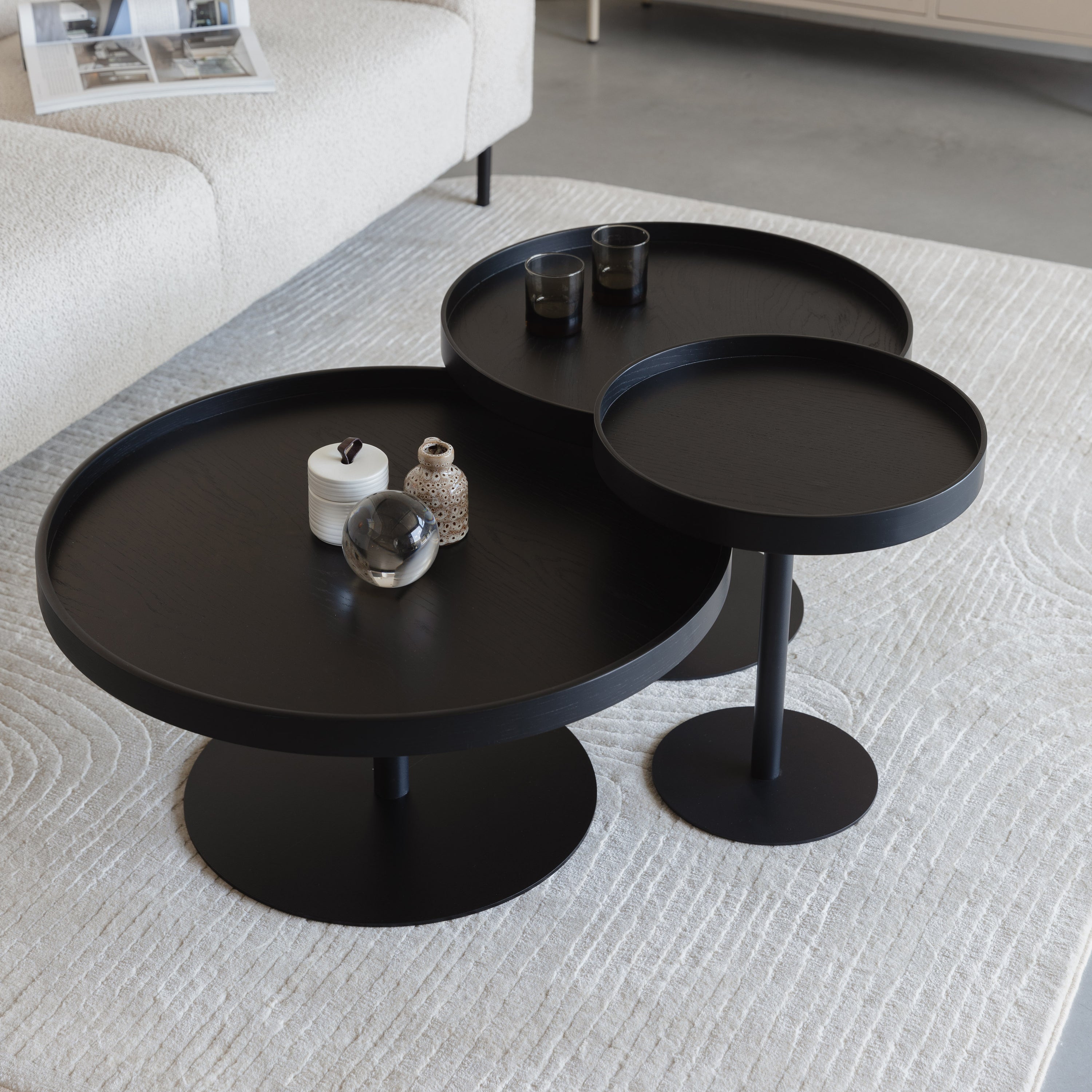 Blokker Tray Bijzettafel L - Zwart
