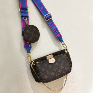 Louis Vuitton Multi Pochette Accessoires Pink Strap1:1High-quality replica