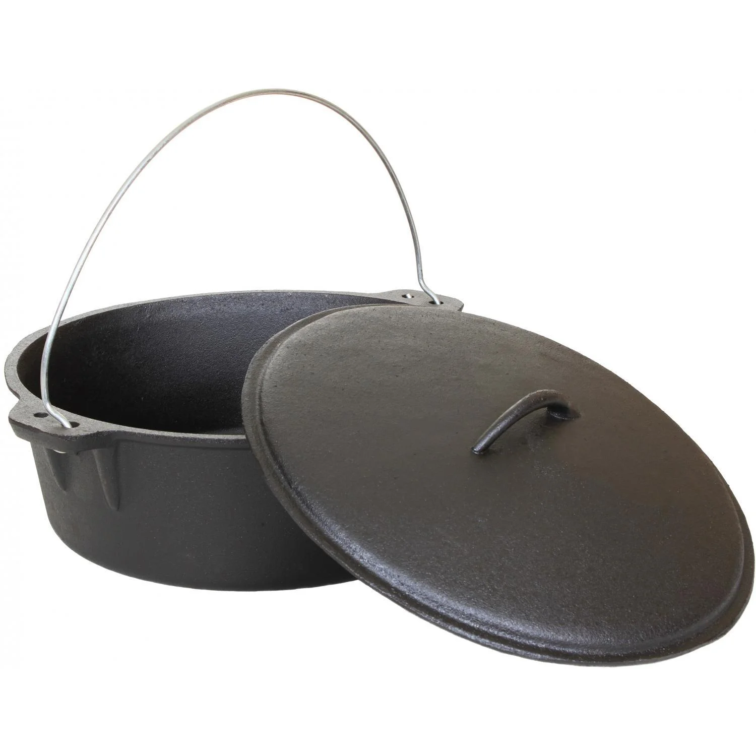 Cajun Classic 12-Quart Seasoned Cast Iron Dutch Oven