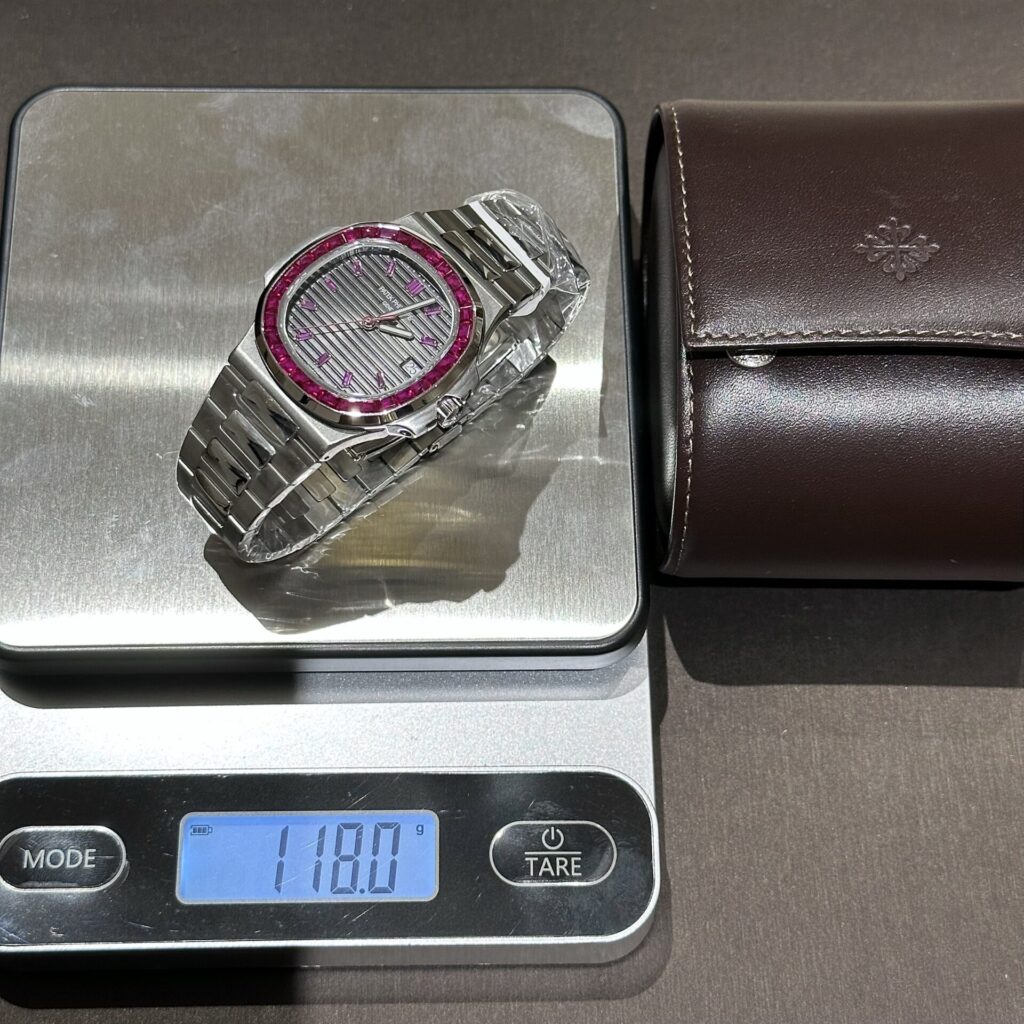 Patek Philippe Nautilus 5723 With Red Ruby Stone Replica Watch 40mm - Elite Watch Atelier