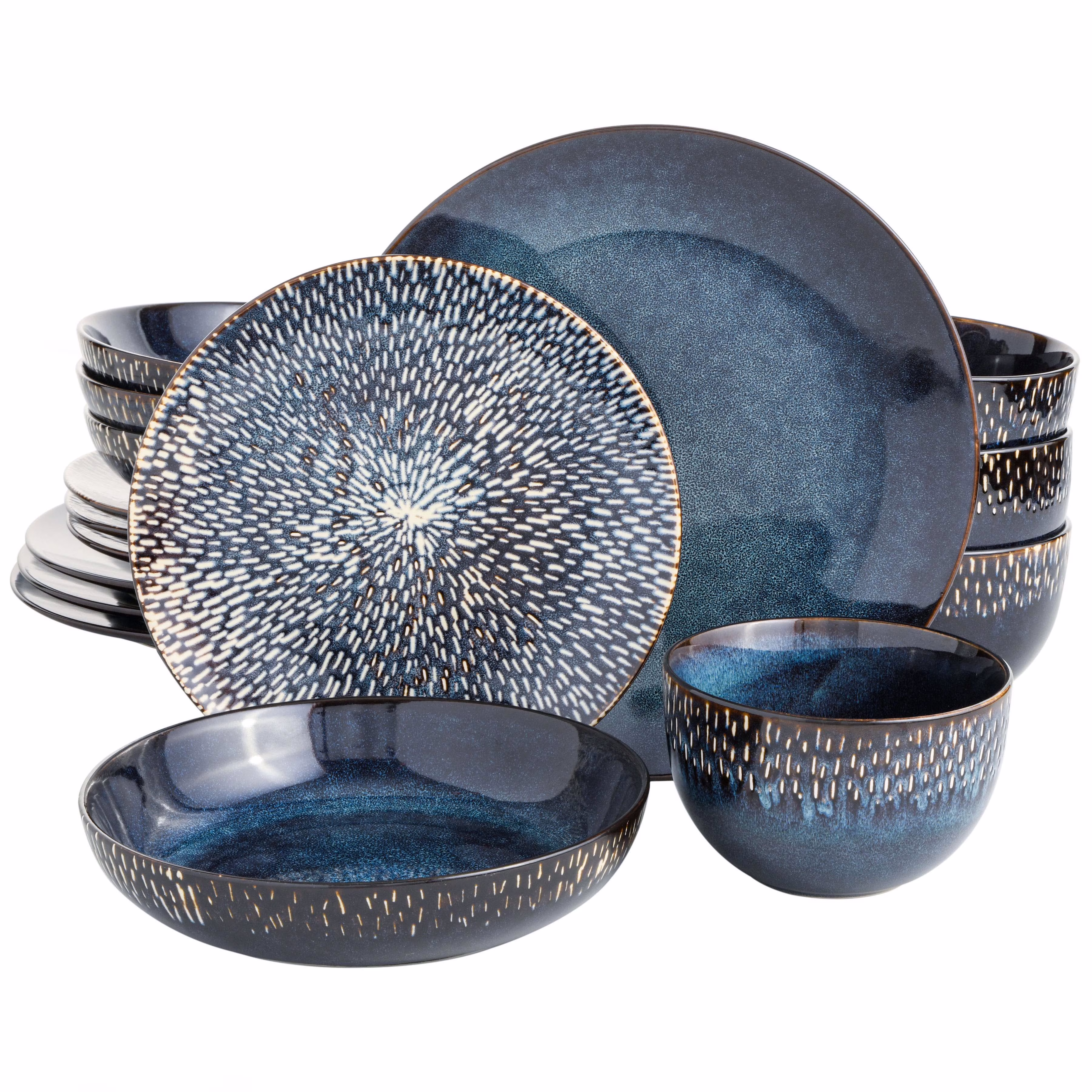Gibson Elite Matisse 16-Piece Dinnerware Set - Taupe - Image 3