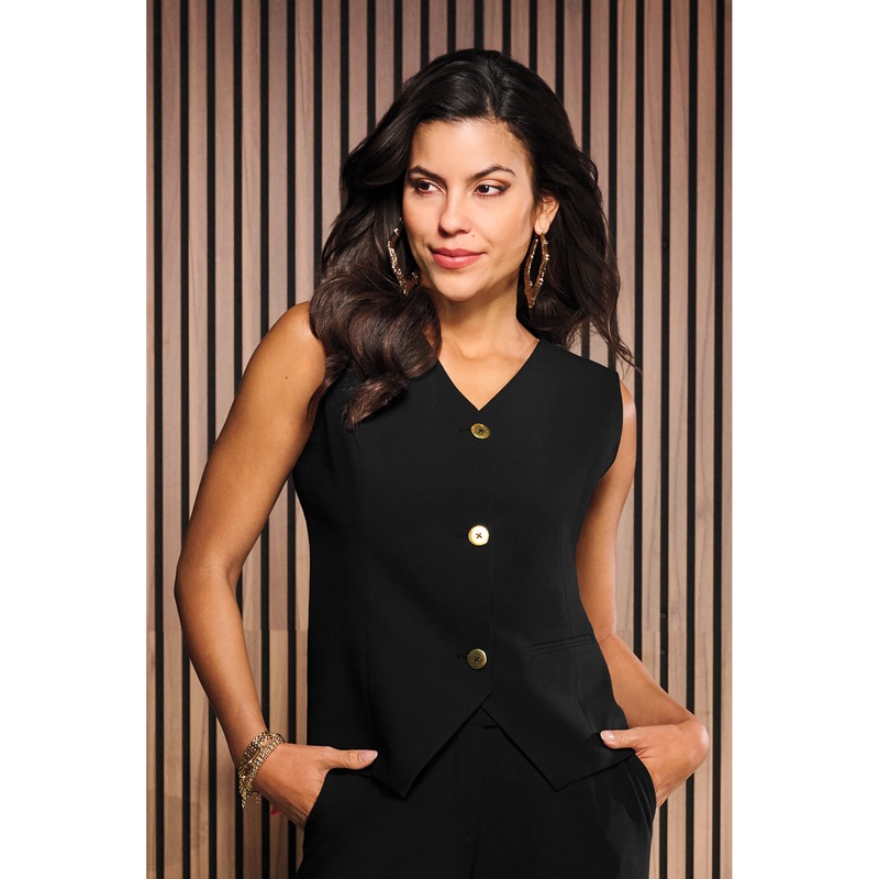 Perfect Pant Suit and Vest with Stretch - MIDNIGHT VELVET CATALOG