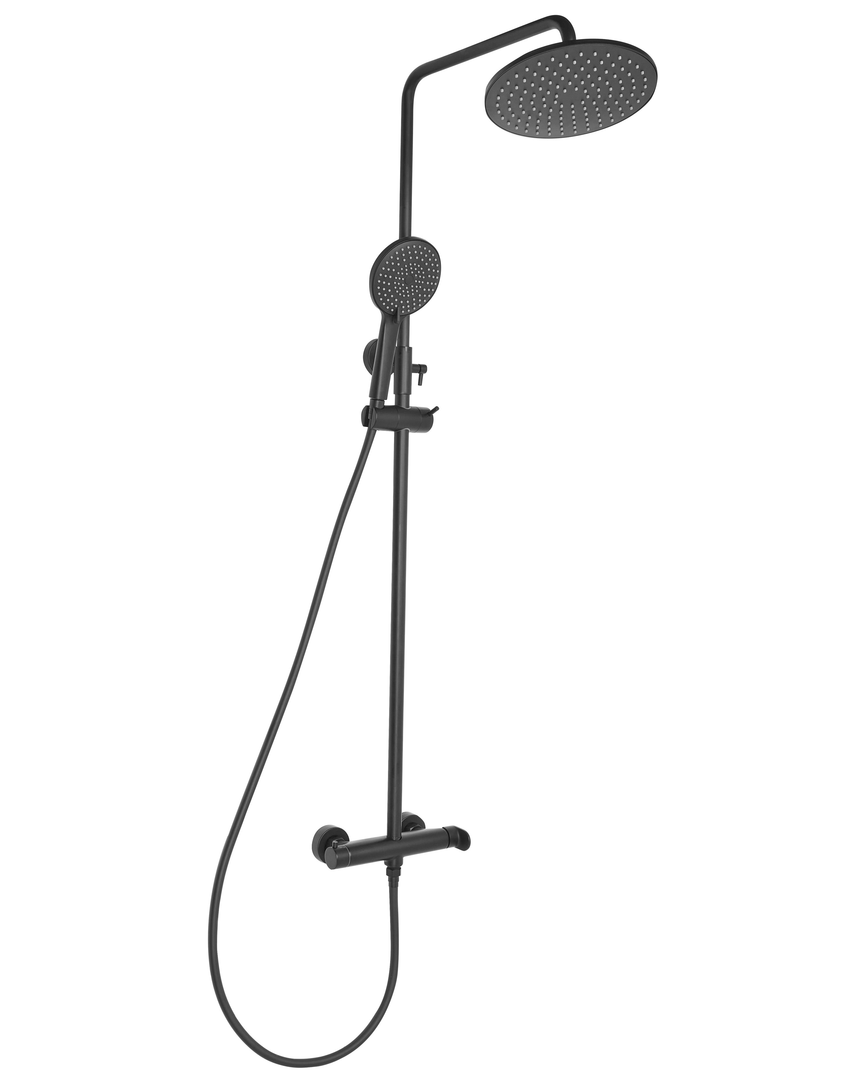 Mixer Shower Set with Rainshower CATAMARCA Black