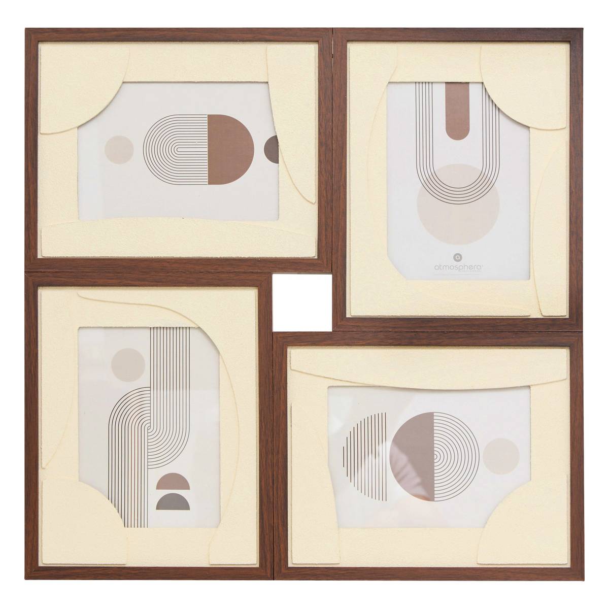Collage Frame "Jilani" Beige, 4 photos