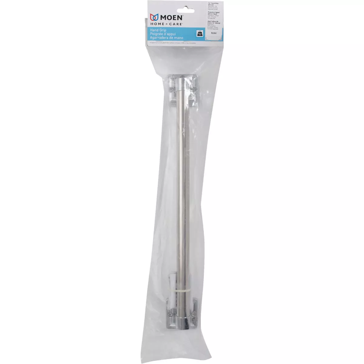 Moen Home Care 16 In. Exposed Screw Grab Bar, Chrome