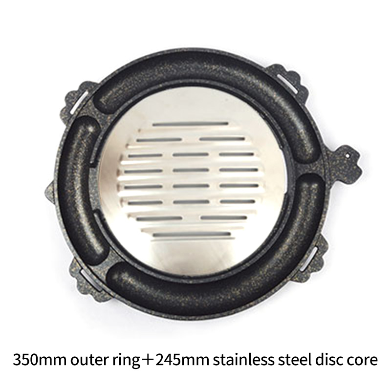 Hot Sale Aluminum Roasting Egg Cake Cheese Grill Pan for BBQ Restaurant