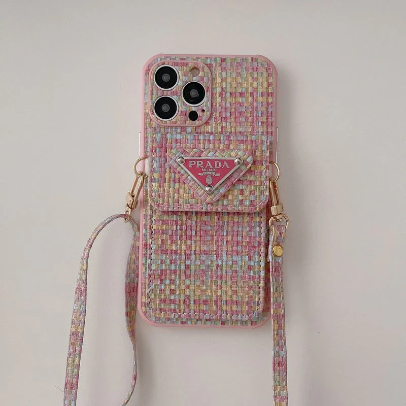 Pra Weave Card Bag Crossbody iPhone Case - Wholesale & Influencer
