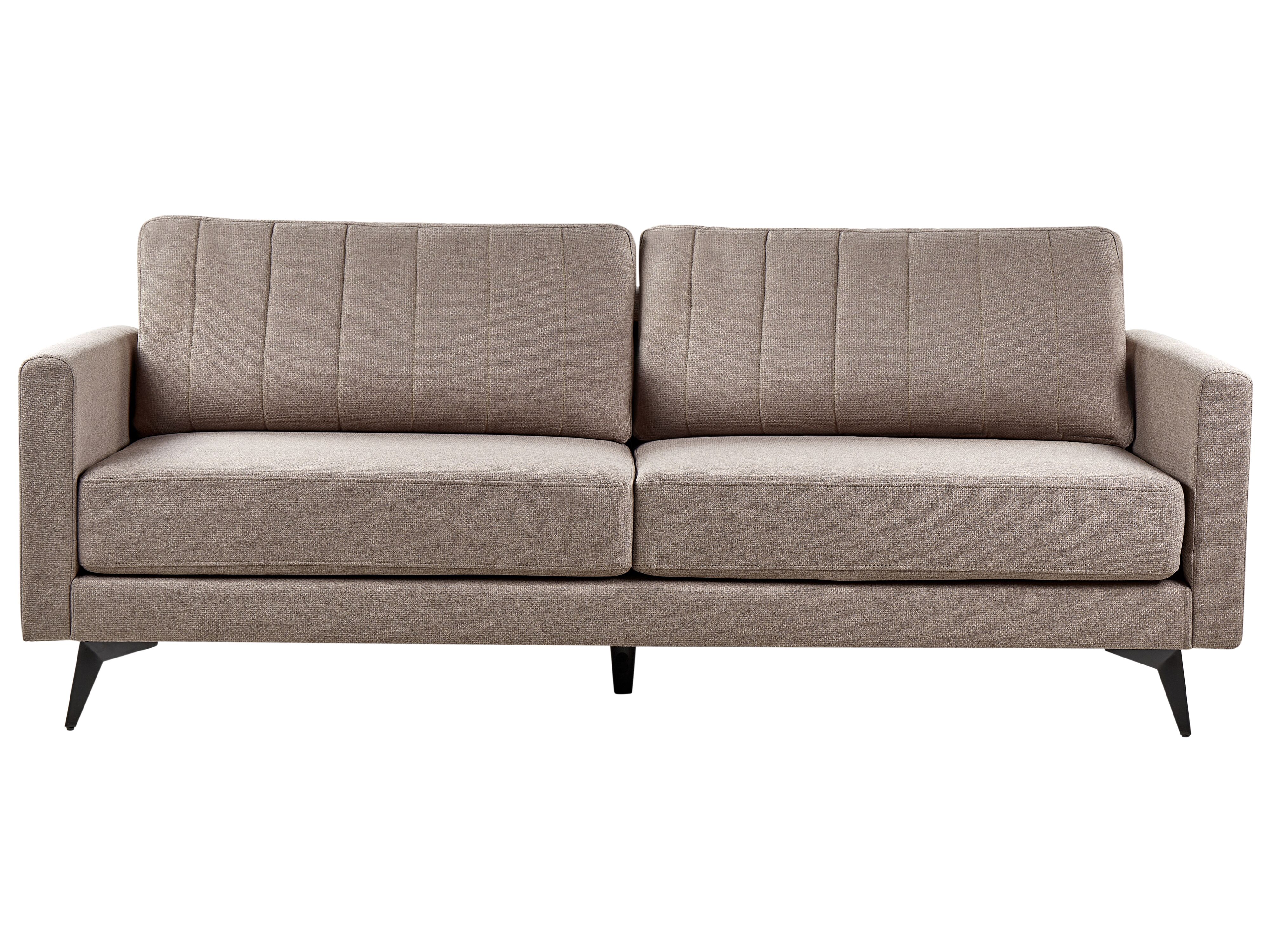 Sofa 3 Seater MALA Fabric Taupe
