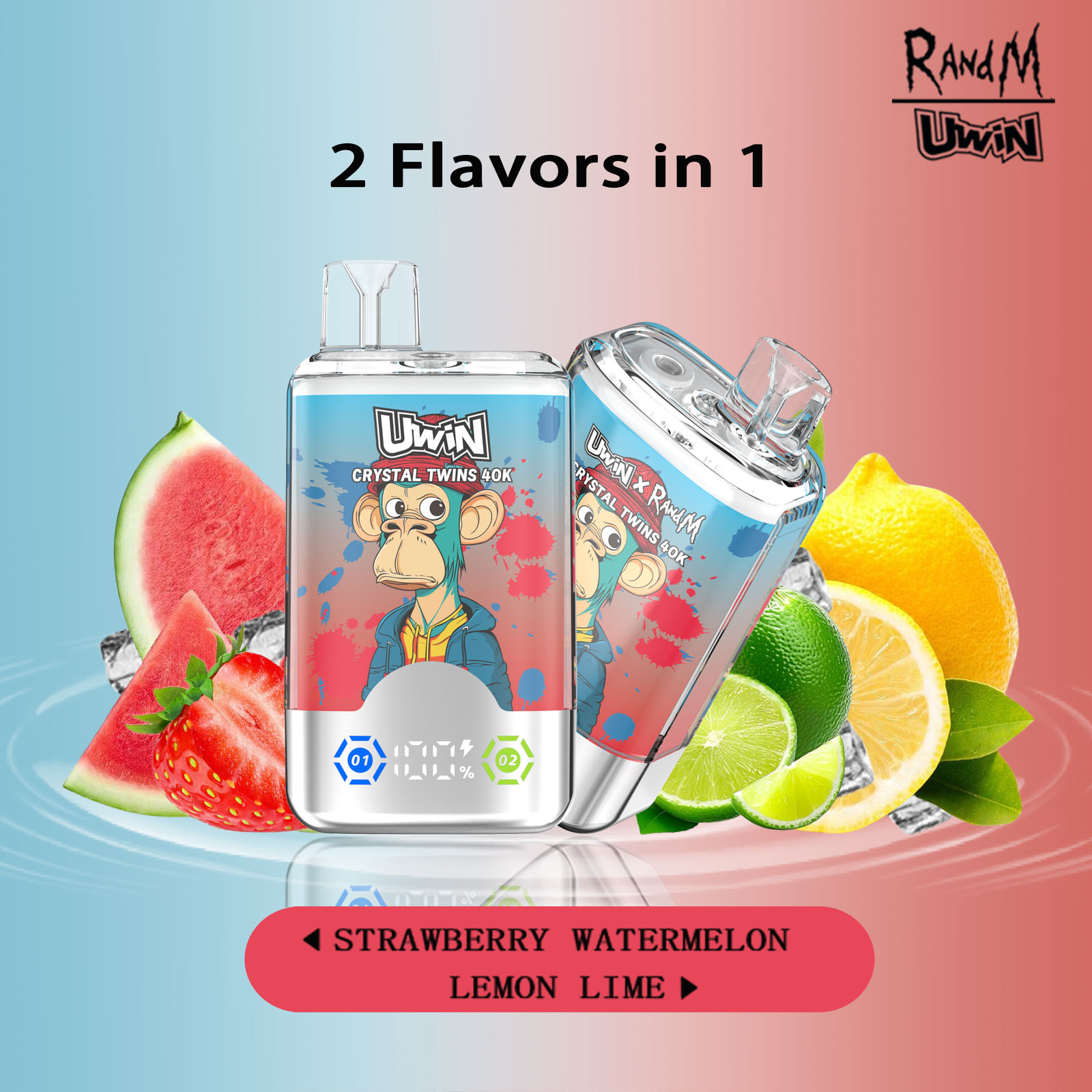 Uwin Crystal Twins 40K Disposable Vape