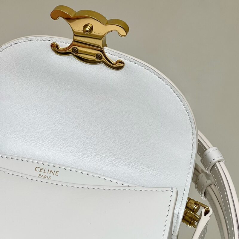 Replica Celine Mini Triomphe White1:1High-quality replica