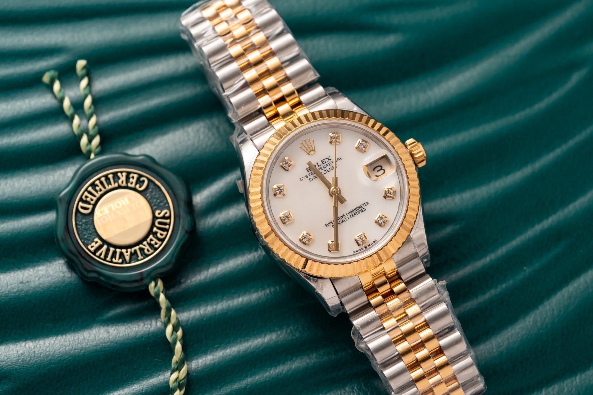 Rolex Clone Watch DateJust 278271 Demi Gold Jubilee Strap 31mm - Top club