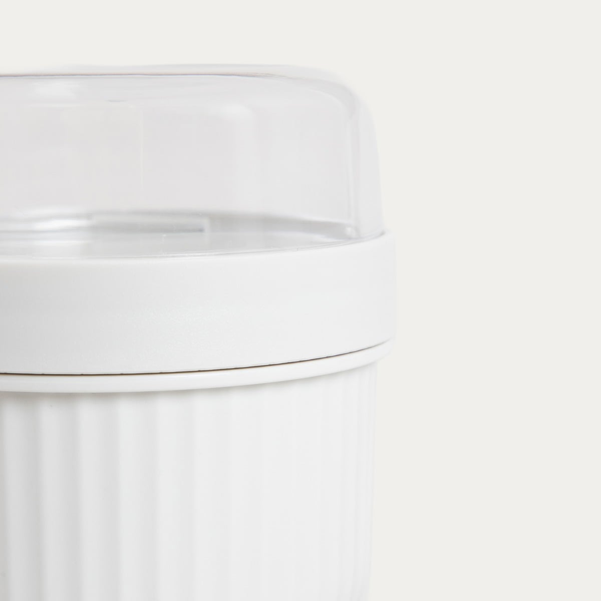 Pojemnik NOVARA na jogurt szary 0,45l + 0,2l