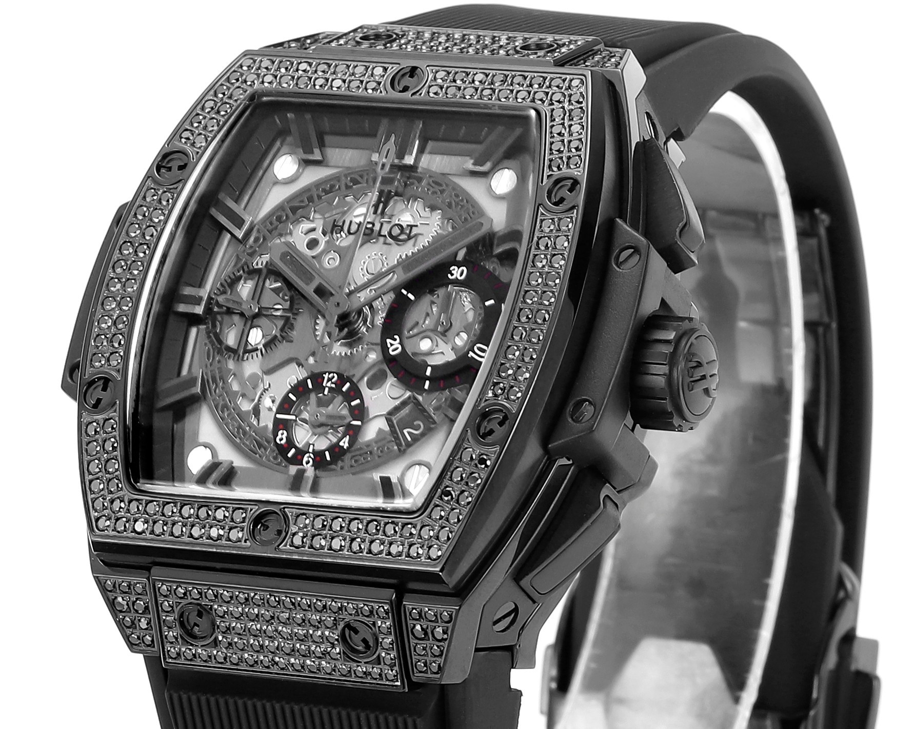 Hublot SPIRIT OF BIG BANG Chronograph, 45 mm Textured rubber strap(1:1 replica) - Top club