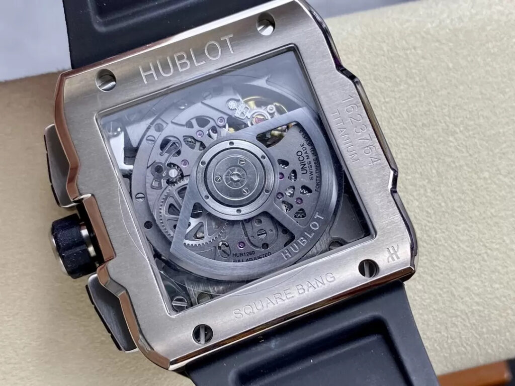 Hublot Replica 1:1 Watch Big Bang Square Titanium Black Ceramic Bezel 42mm - Top club