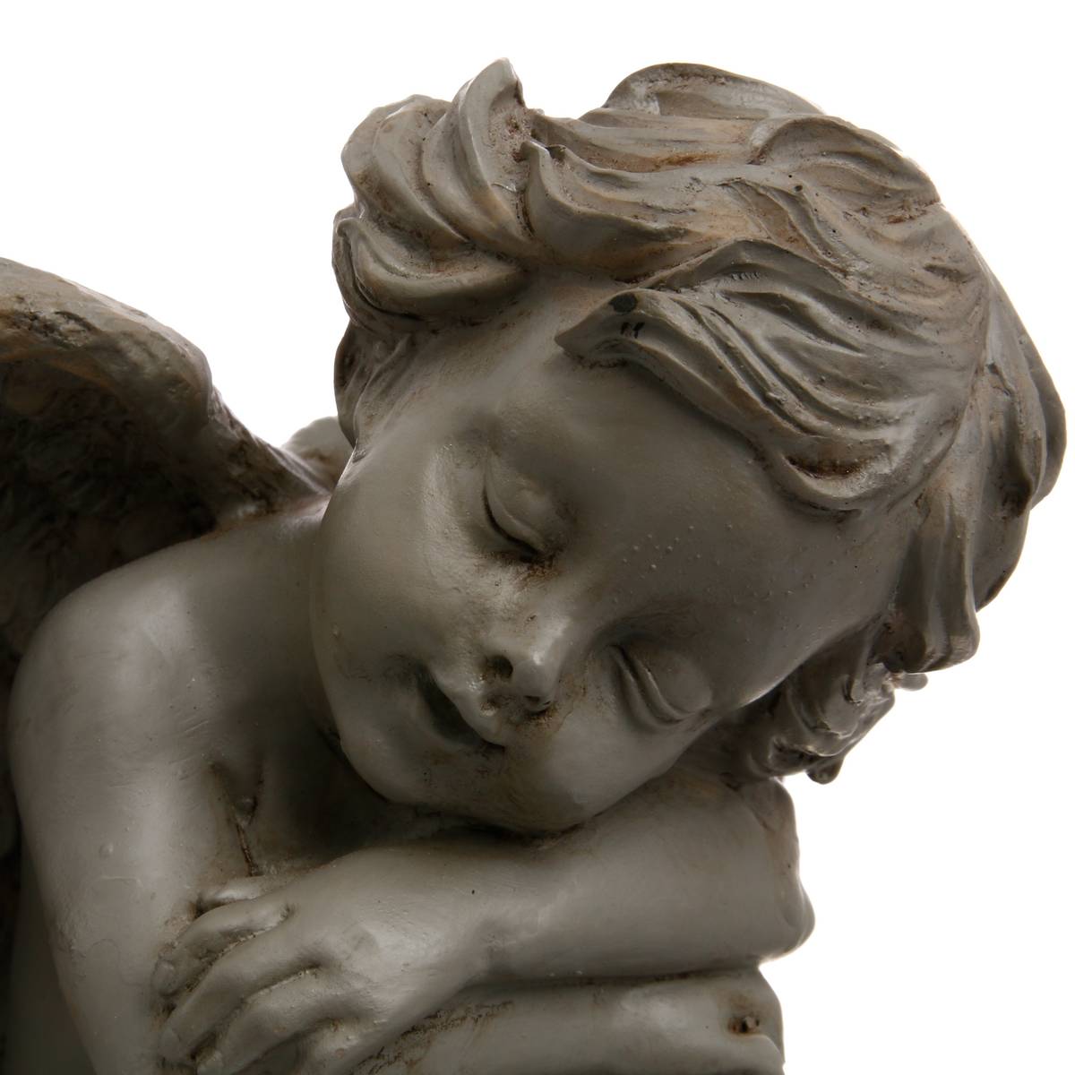 Statue "Angel" sitting H.15 cm