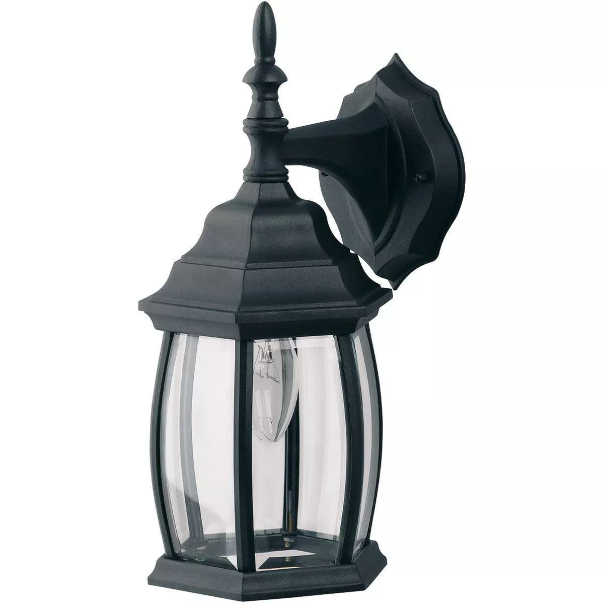 Canarm Black Incandescent Type A or B Outdoor Wall Light Fixture (2-Pack)