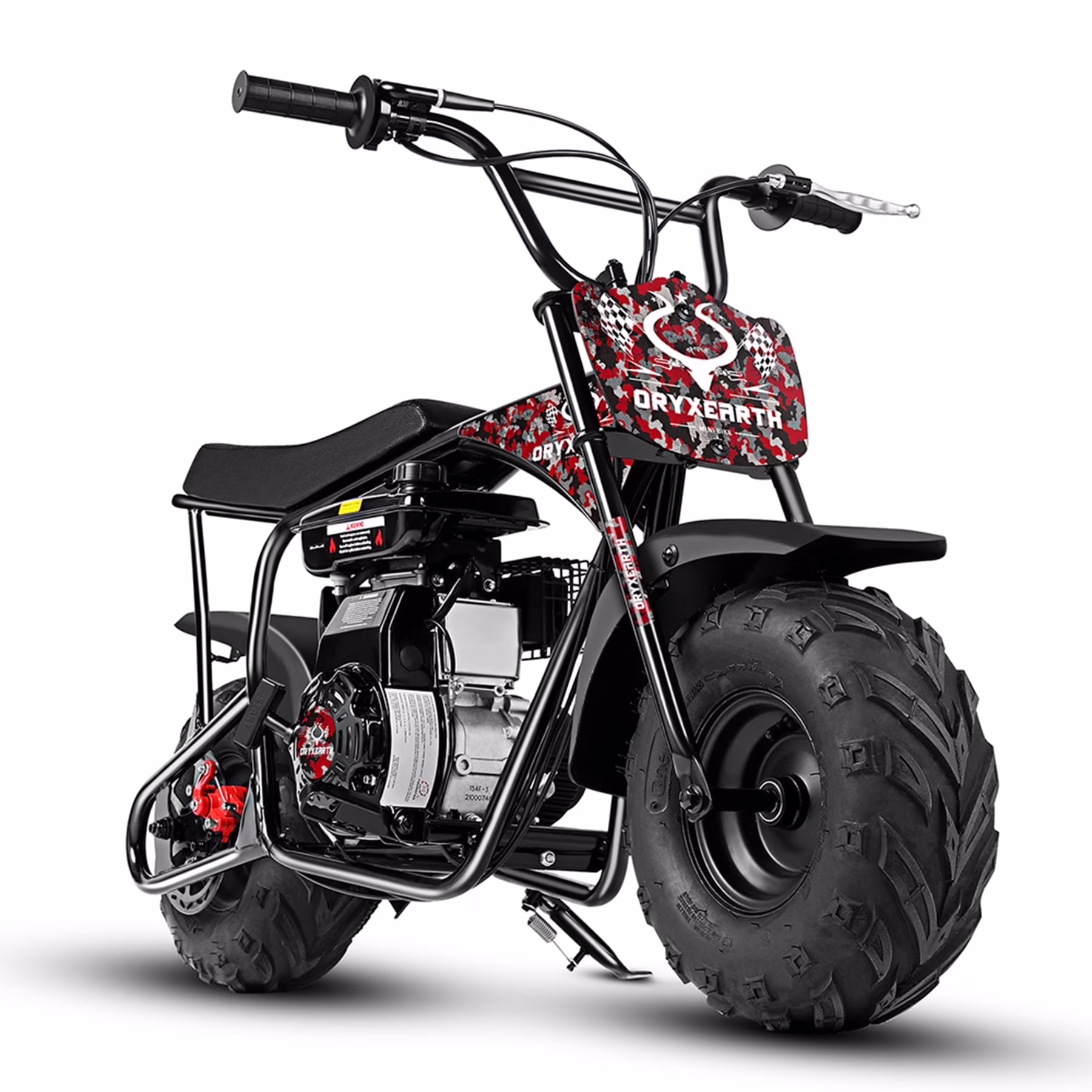 Oryxearth Mini Bike for Kids Motorcycle, Mini motorcycle for kids, Set of Four, 105CC 4-Stroke Ride on Toys, Camo - Image 3