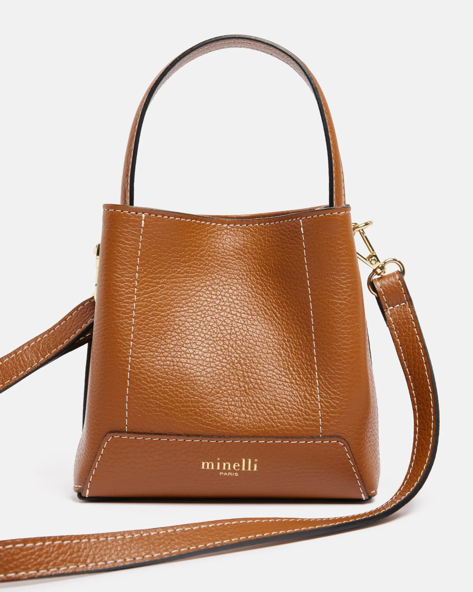 SAC ANTONIA - En cuir cognac