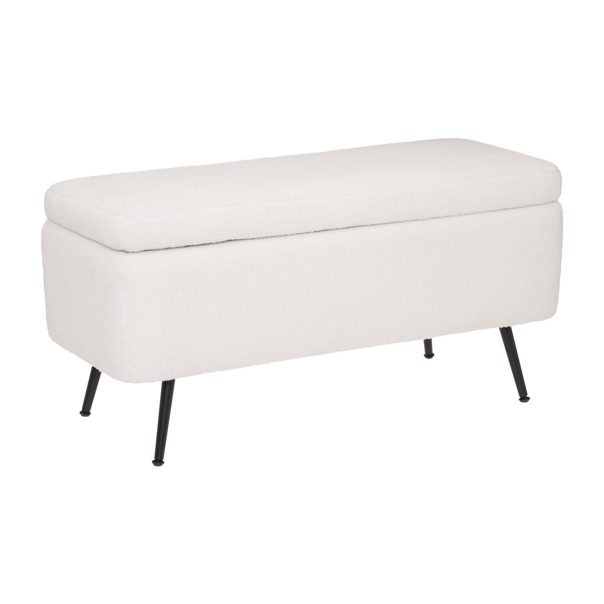 Chest bench "Aurora" White, 100x40 cm