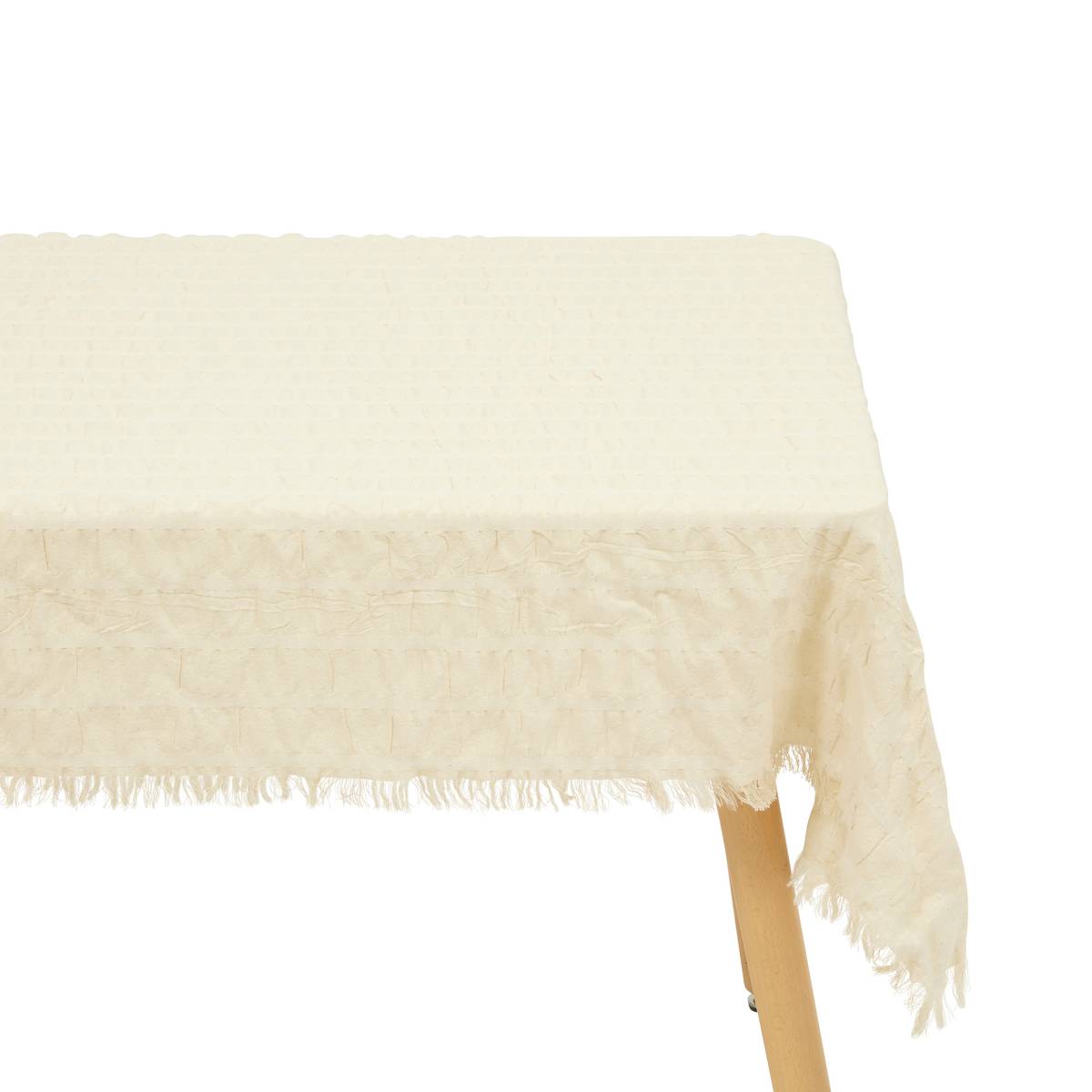 Tablecloth "Ysel" 250x150 cm, Warm White