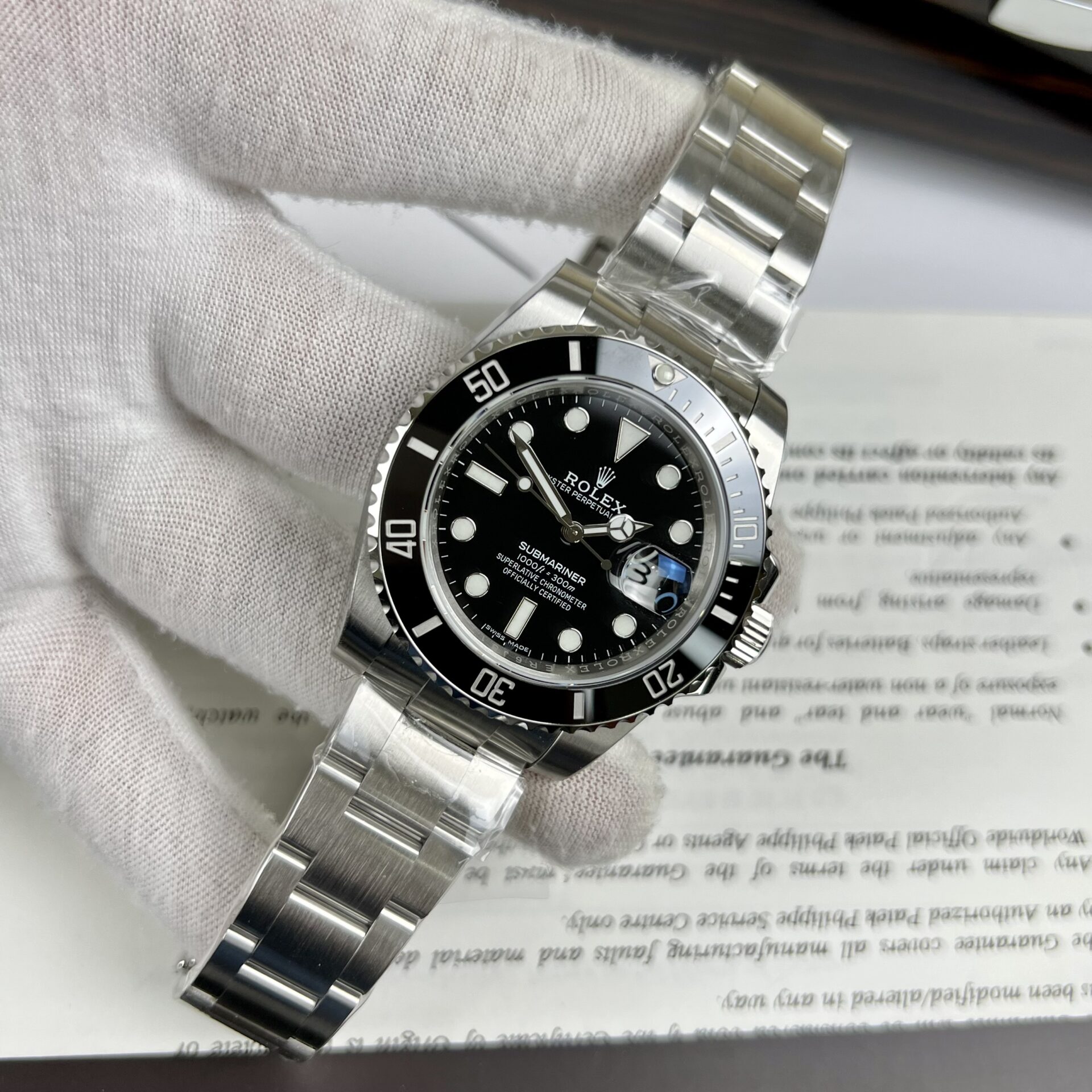 Rolex Submariner High Quality Replica Watch Black Dial EW 40mm - Elite Watch Atelier