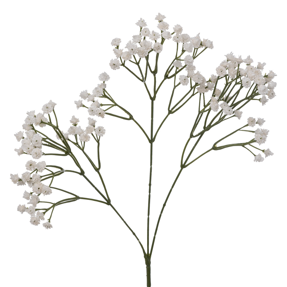 Artificial gypsophila stem White, H.68 cm