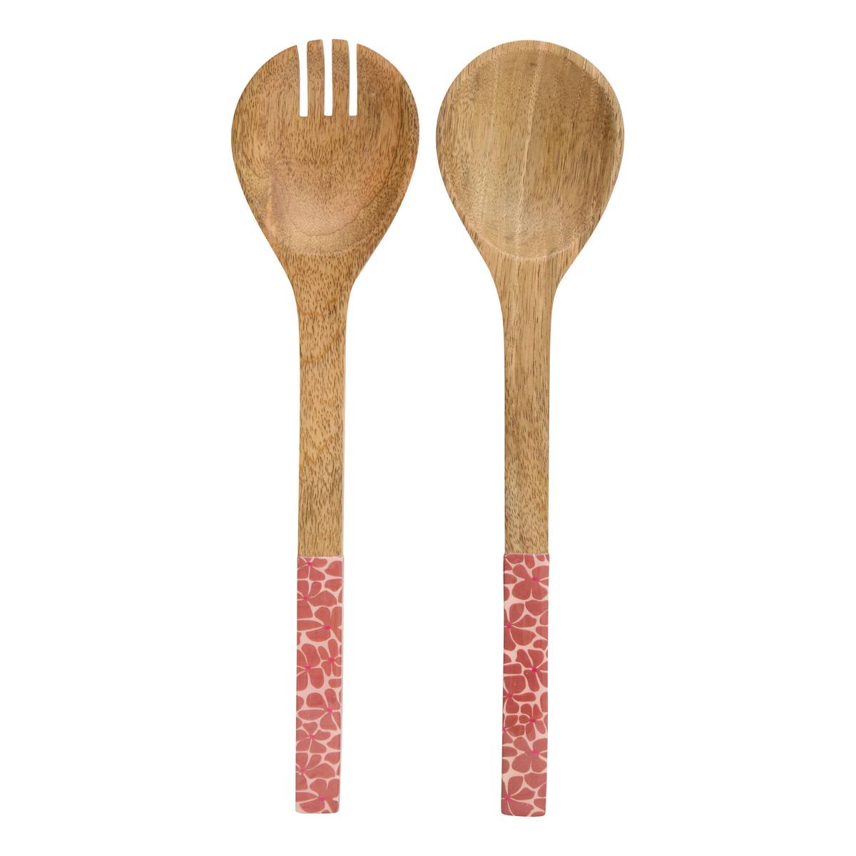 Salad Servers "Inaya" Mango, Terracotta