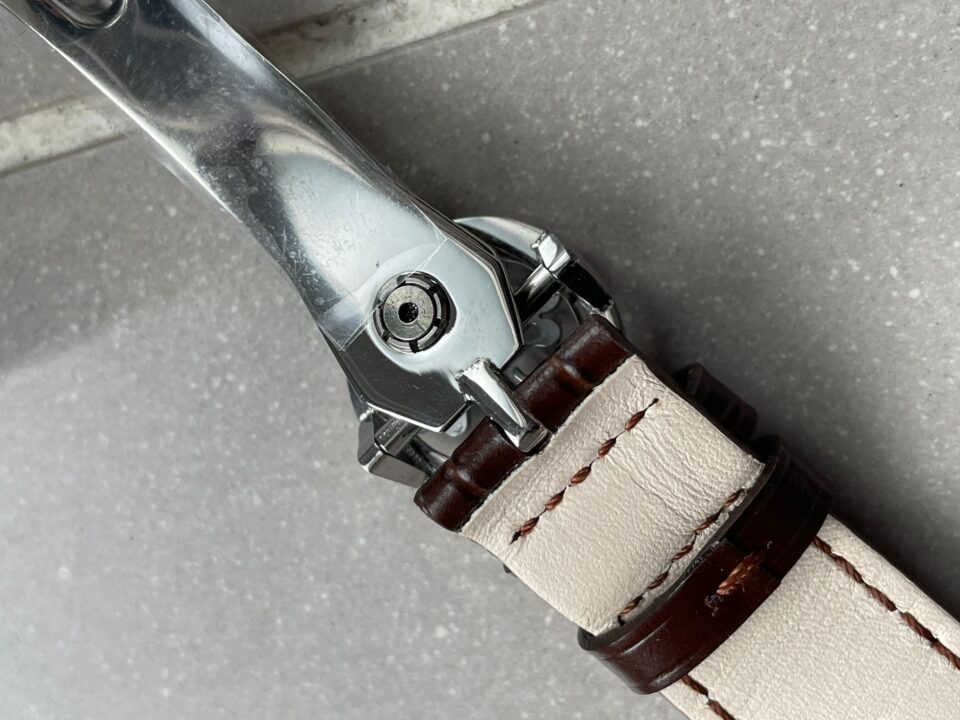 Replica PATEK PHILIPPE Perpetual Calendar 5320G-001 SS GSF 1:1 Best Edition Cream Dial on Brown Leather Strap A324 - Top club