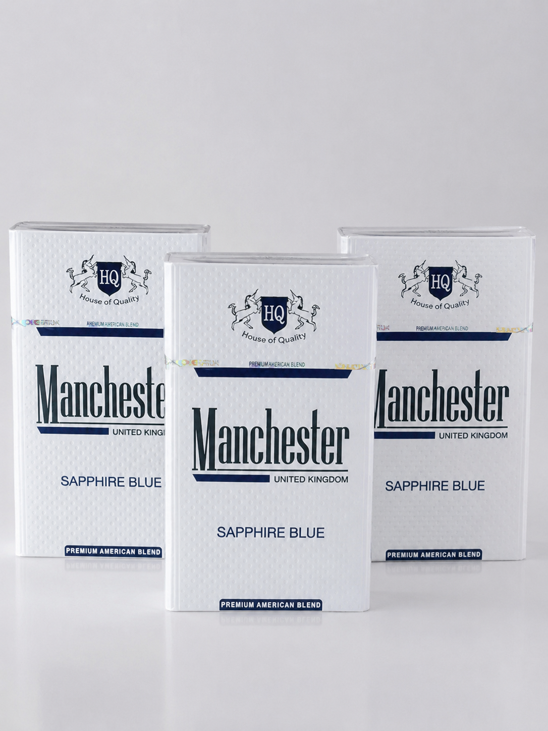 Manchester Sapphire Blue Cigarettes （10-Pack Carton）