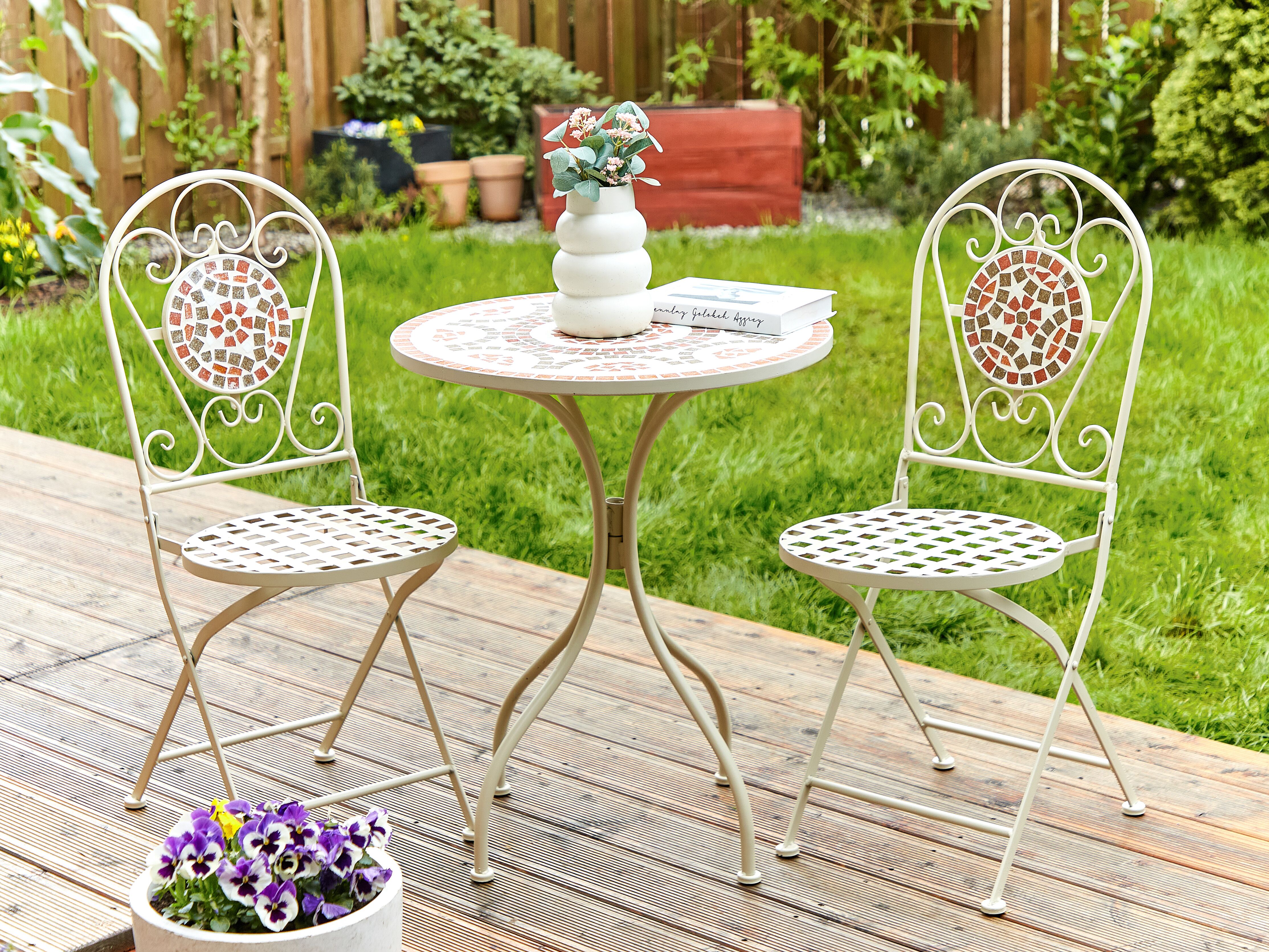 Bistro Table SPELLO 60 cm 60 cm White